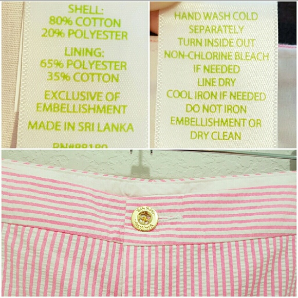 Lilly Pulitzer Shorts Callahan Party Seersucker - Picture 8 of 8